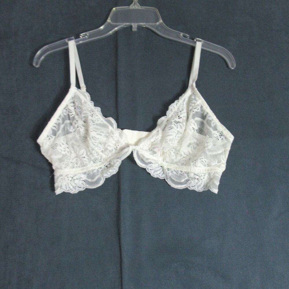 Free People White Lace Bralette